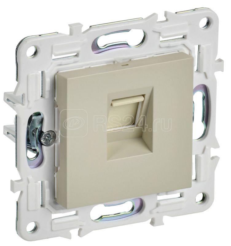 Розетка компьютерная RJ45 кат.5E SKANDY SK-K01B беж. IEK SK-K10-1-K10