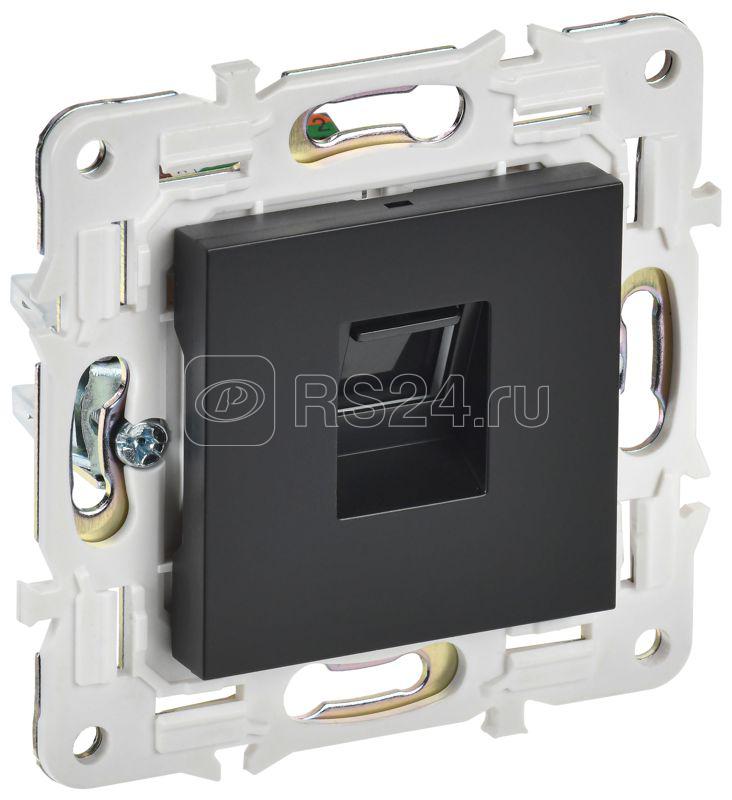 Розетка компьютерная RJ45 кат.5E SKANDY SK-K01Bl черн. IEK SK-K10-1-K02