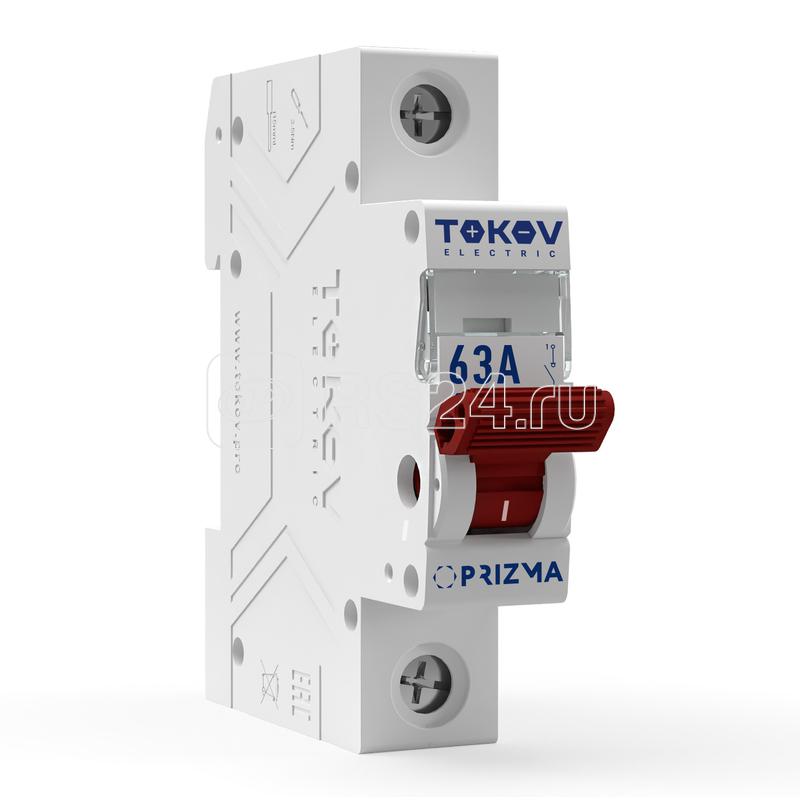 Выключатель нагрузки модульный 1п 63А PRIZMA TOKOV ELECTRIC TKE-PZ60-MDSI-1-63