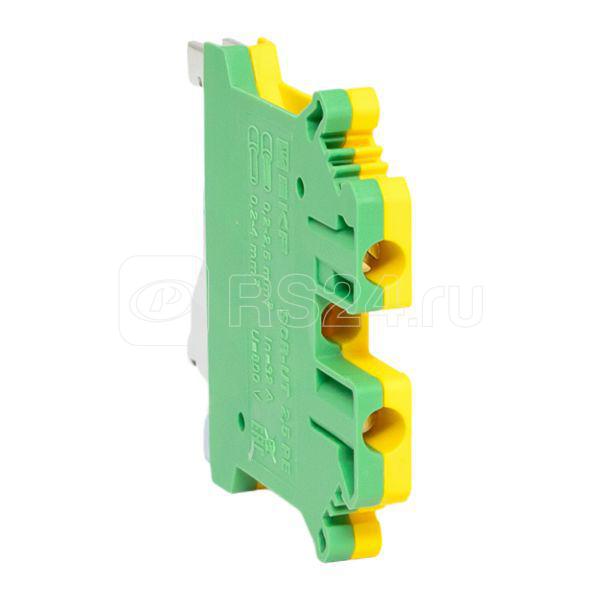 Колодка клеммная винтовая 2.5 UT земля EKF scr-ut-2.5-pe