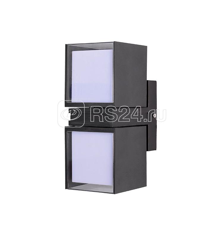 Светильник светодиодный архитектурный PWL-23095 2х8Вт 4000К BL IP54 фасадный исполнение двухсторон. черн. Pro JazzWay 5053151