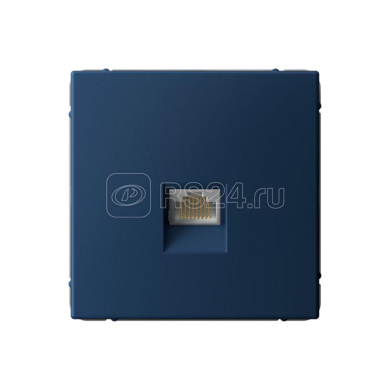 Розетка компьютерная ArtGallery RJ45 кат.5E механизм аквамарин SE GAL001183