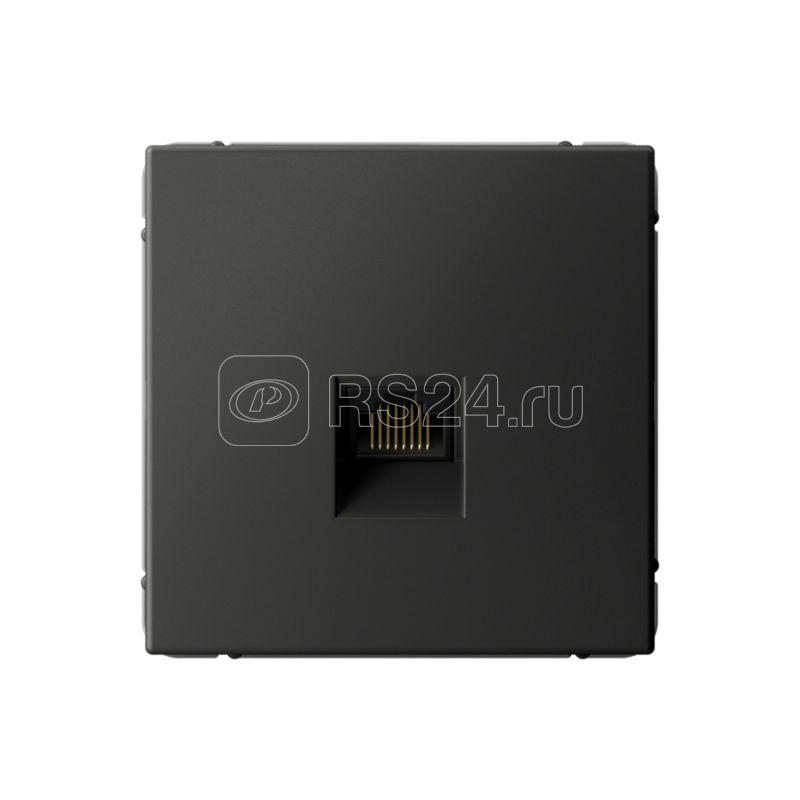 Розетка компьютерная ArtGallery RJ45 кат.5E механизм базальт SE GAL001483