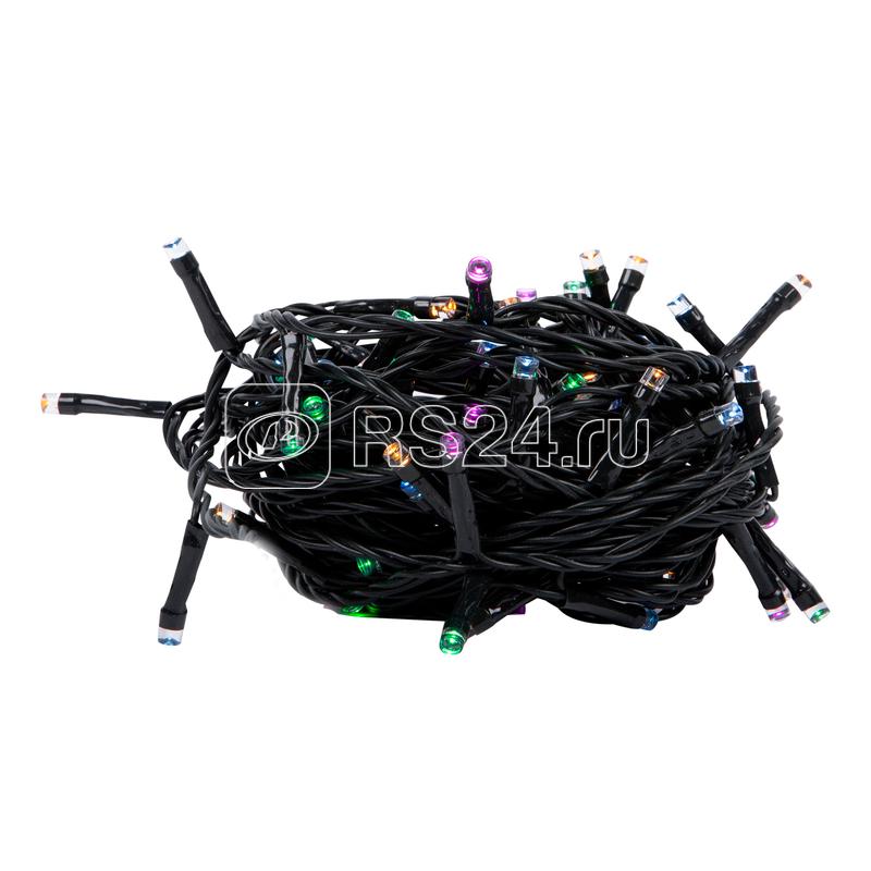 Гирлянда светодиодная ULD-S1000-100/DGA MULTI-2 IP20 10м 100 светодиодов; голуб. желт. зел. розов. свет; провод зел. Uniel UL-00012358