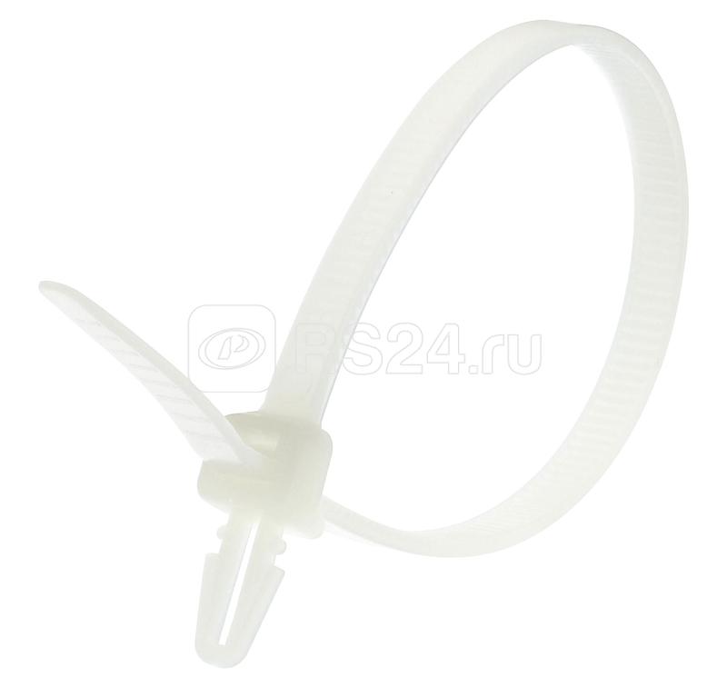 Хомут кабельный нейлоновый с анкером бел. 3.6х150 (уп.100шт) TOKOV ELECTRIC TKE-HNB-3.6-150-W/100