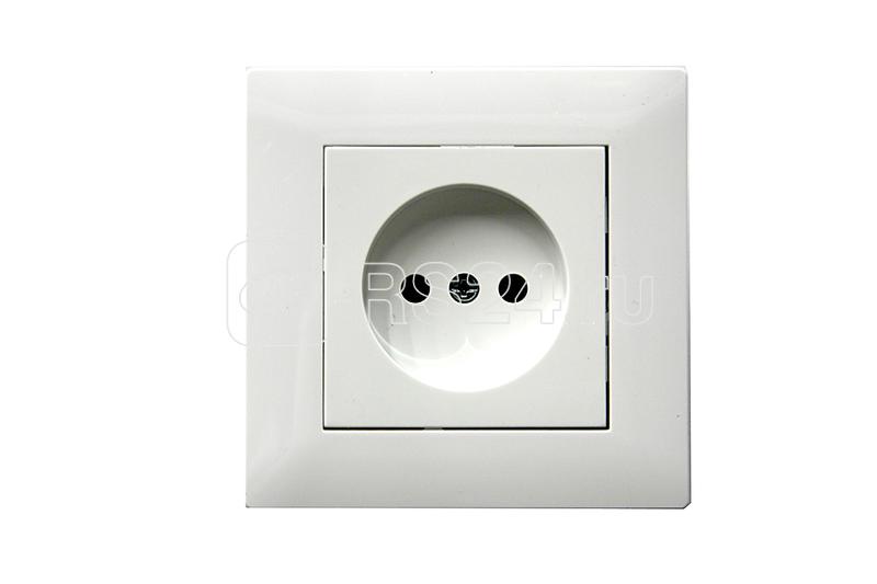 Розетка 1-м Karea RIZZ без заземл. керамика бел. Makel 88001002