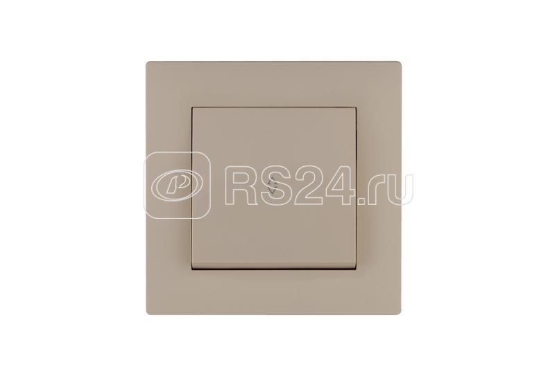 Выключатель проходной 1-клав. Karea RIZZ крем Makel 88010005