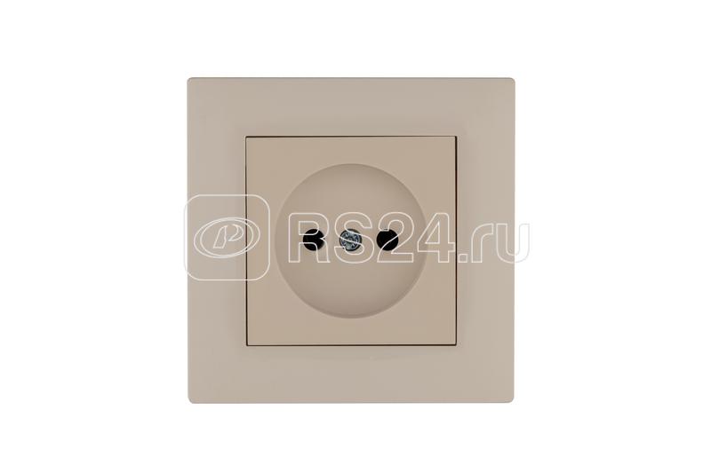 Розетка 1-м Karea RIZZ без заземл. крем Makel 88010022