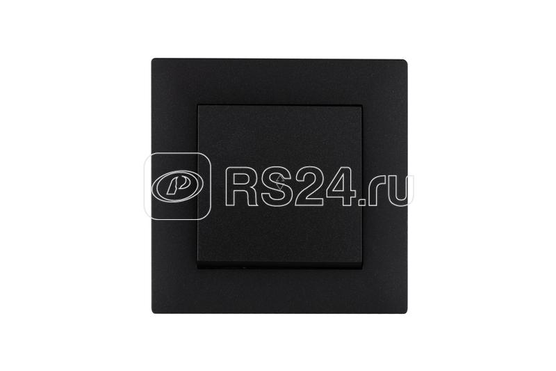 Выключатель проходной 1-клав. Karea RIZZ STAR чер. Makel 88054005