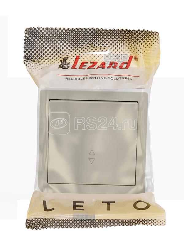 Выключатель проходной 1-кл. ОП LETO крем LEZARD 752-0300-105