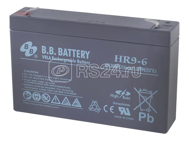 Аккумулятор 6В 9А.ч HR 9-6 B.B. Battery