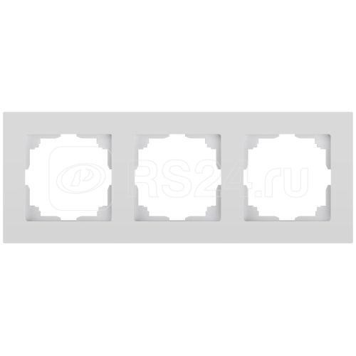 Рамка 3-м СП Accent 6-503-01 бел. Intro Б0063737