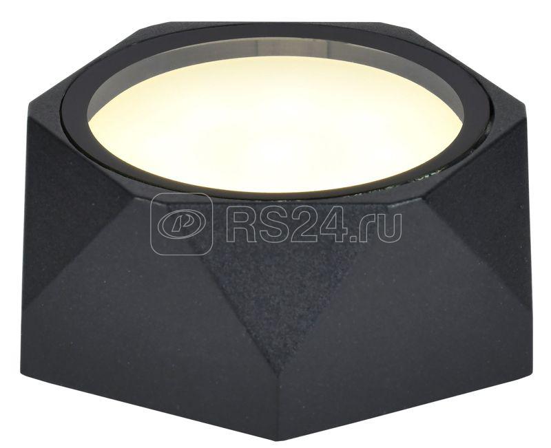 Светильник 5304 GX53 IP65 уличный потолочный черн. IEK LT-UPU0-5304-GX53-1-K02