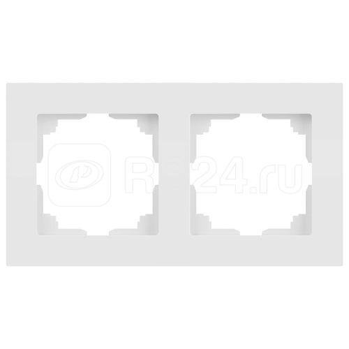Рамка 2-м СП Accent 6-502-01М бел. матов. Intro Б0063751