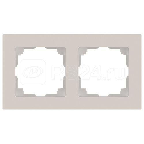 Рамка 2-м СП Accent 6-502-06 перламутр. Intro Б0063768