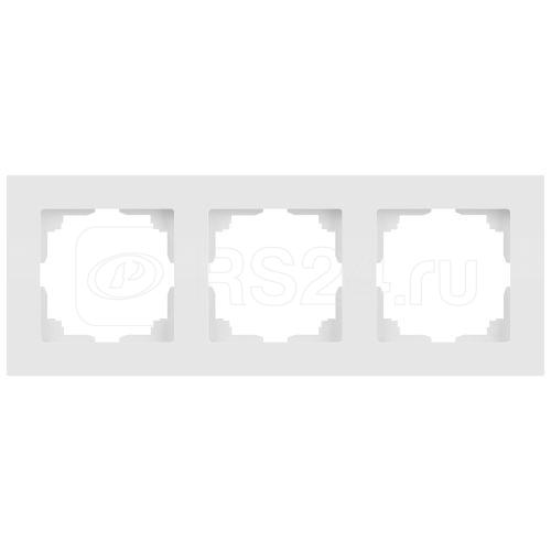 Рамка 3-м СП Accent 6-503-01М бел. матов. Intro Б0063744