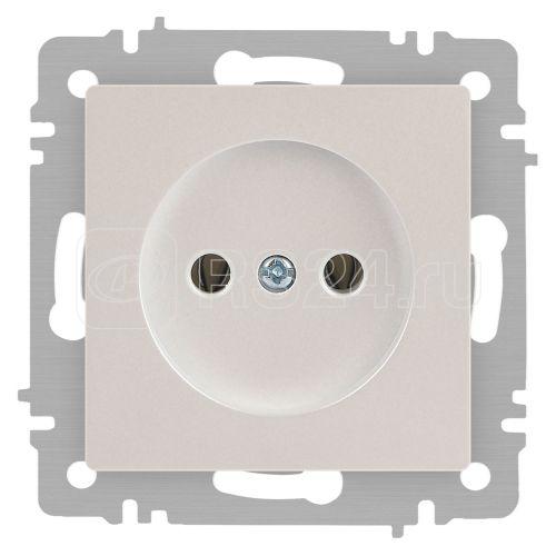 Розетка 1-м СП Accent 6-201-06 16А IP20 250В 2P перламутр. Intro Б0063667