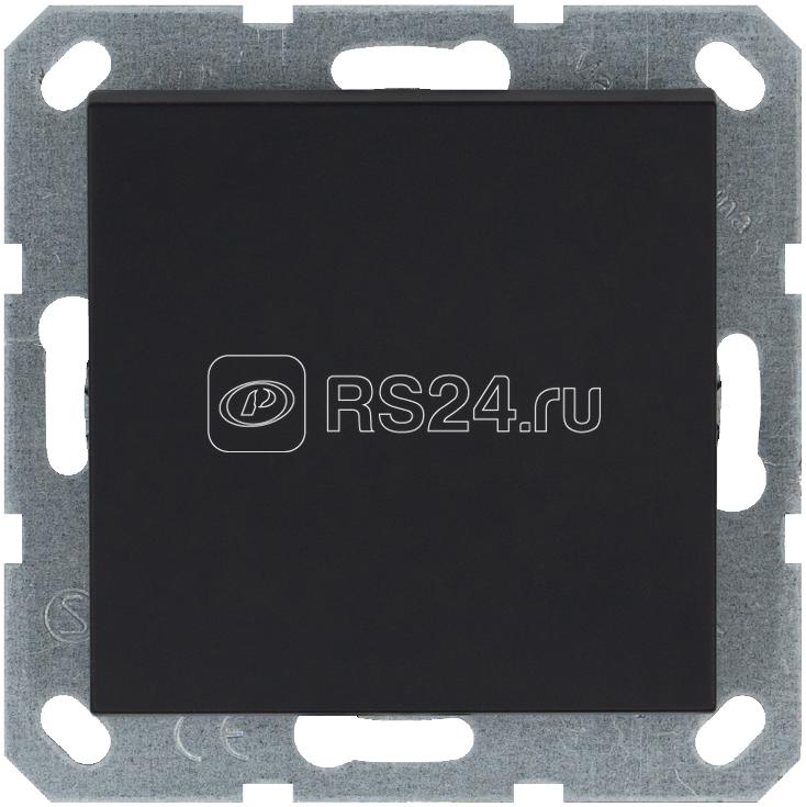 Выключатель 1-кл. 10А IP20 механизм черн. матовый soft touch Jasmart G3011PB
