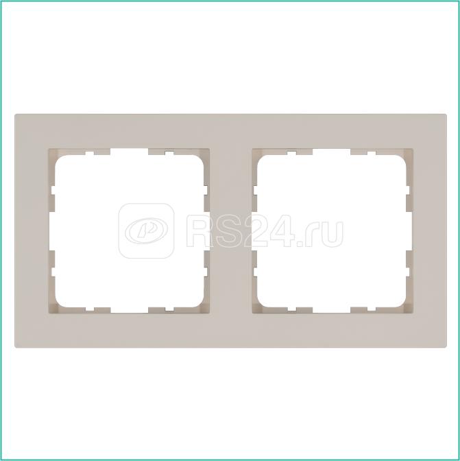 Рамка 2-м G-Classic тауп Jasmart G1002T