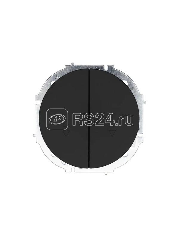 Выключатель проходной 2-кл. СП OSEN 10А IP20 механизм черн. бархат LEZARD 743-4288-106