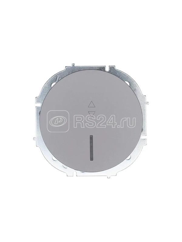 Выключатель проходной 1-кл. СП OSEN 10А IP20 с подсветкой механизм сер. матов. LEZARD 743-7488-114