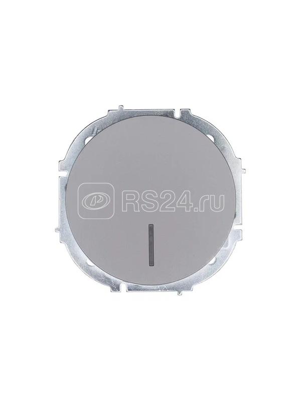 Выключатель 1-кл. СП OSEN 10А IP20 с подсветкой механизм сер. матов. LEZARD 743-7488-111