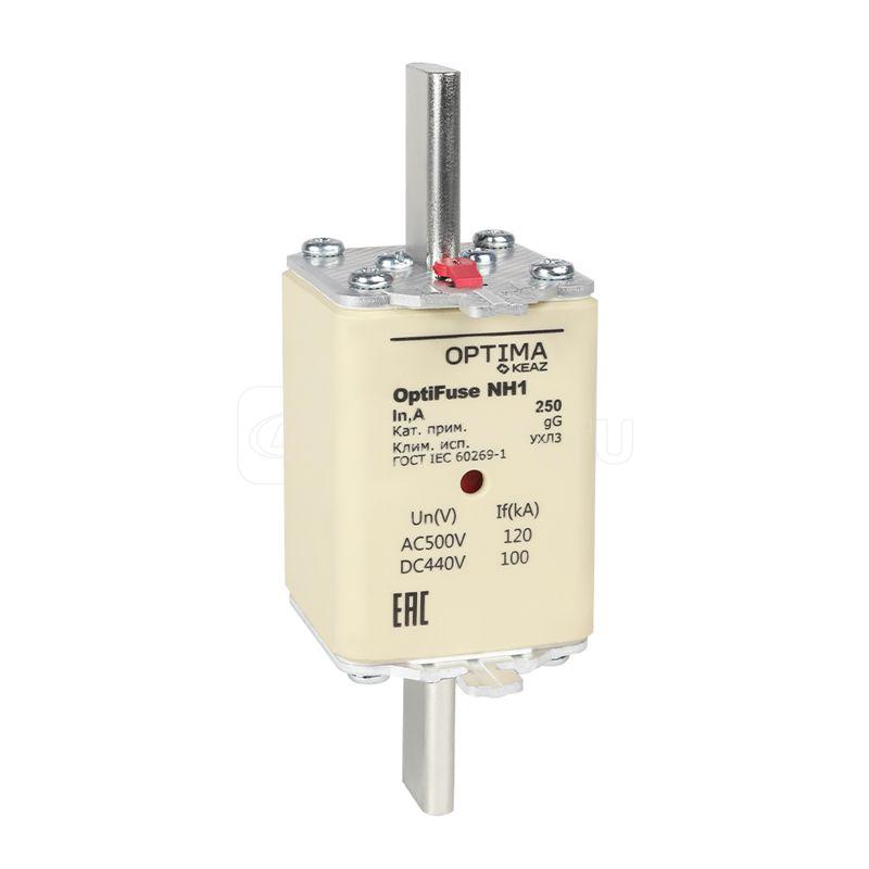 Вставка плавкая OptiFuse NH1-160-gG-УХЛ3 КЭАЗ 374944