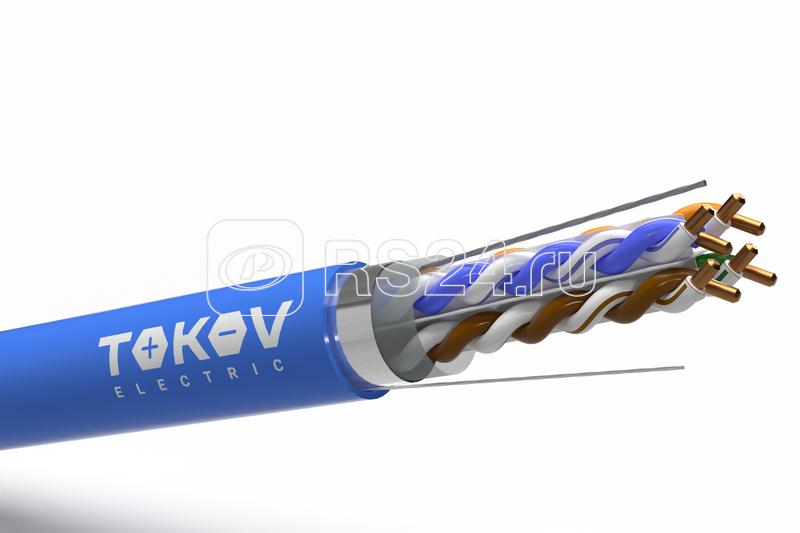Кабель витая пара F/UTP 4х2х23AWG(0.57мм) кат.6 PVC indoor Fluked tested 305м (м) PRO TOKOV ELECTRIC TKP-C08-F/UTP-42-6-305