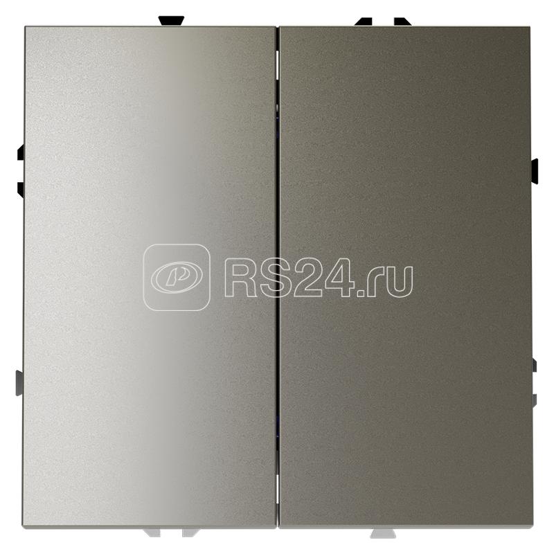 Выключатель 2-кл. СП S70 10А механизм шелк Voltum VLS020104