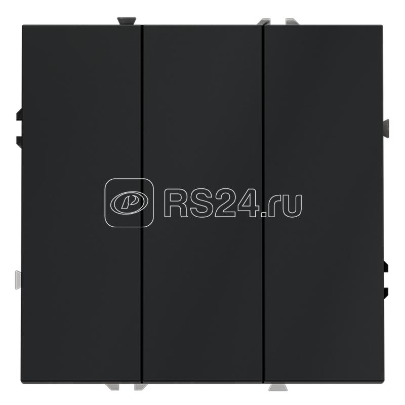 Выключатель 3-кл. СП S70 10А механизм графит Voltum VLS030107