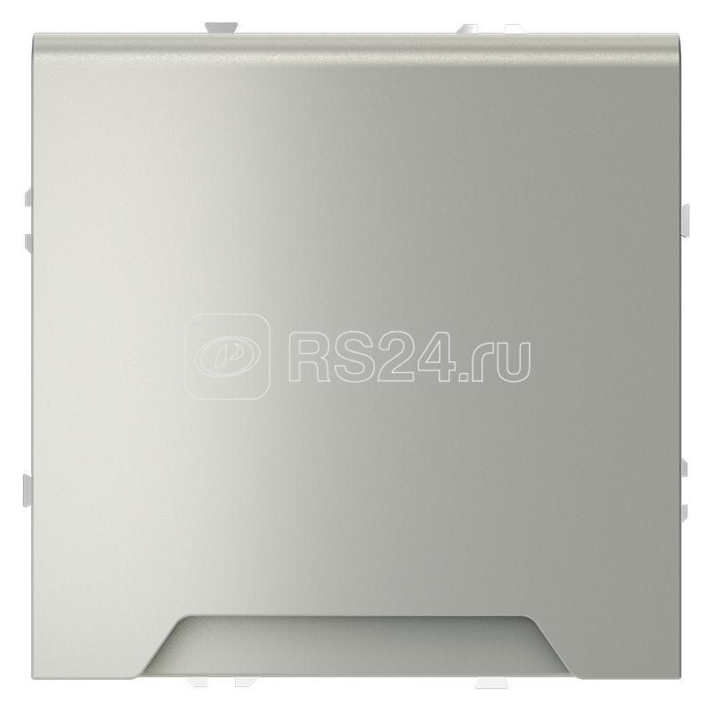 Розетка 1-м СП S70 16А с заземл. защ. шторки + крышка механизм сталь Voltum VLS040305