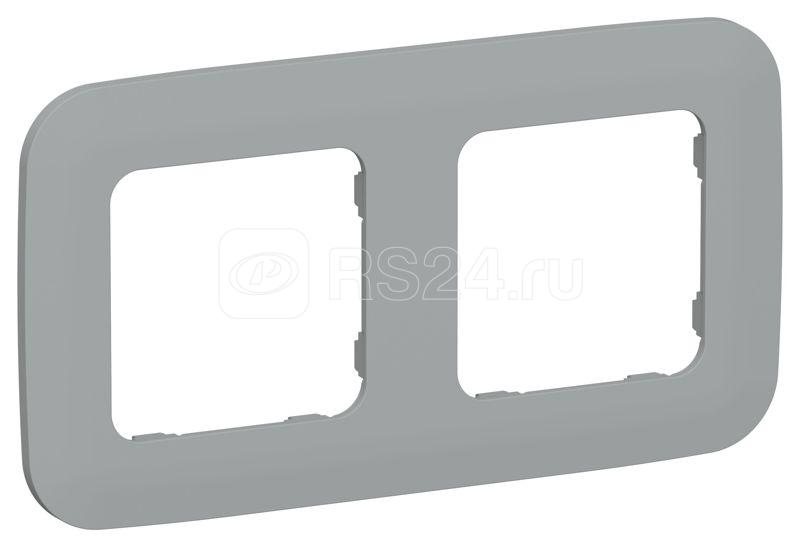 Рамка 2-м СП FLITE РУ-2-А-ФлС сер. IEK FI-M22-31-20-K03