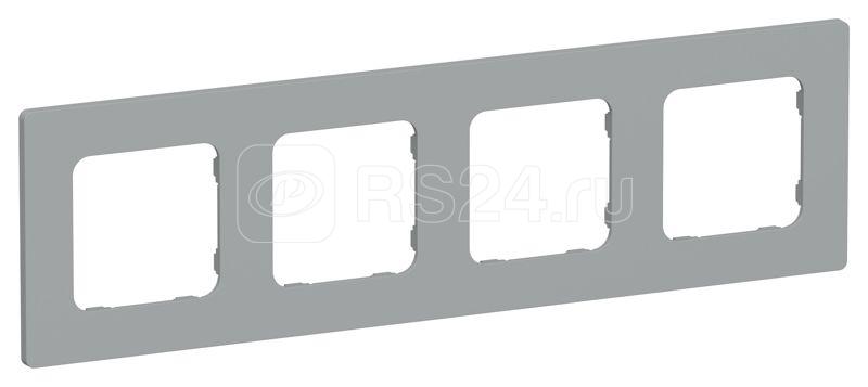 Рамка 4-м СП FLITE РУ-4-К-ФлС сер. IEK FI-M42-32-20-K03