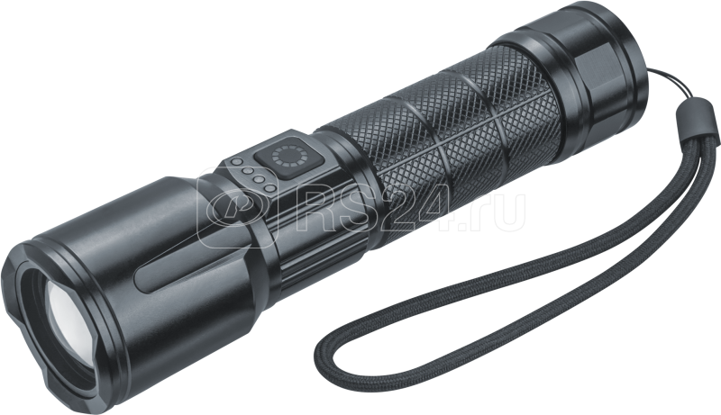 Фонарь аккумуляторный ручной 95 660 NPT-CM20-ACCU алюм. 3 реж 1LED 10Вт Li-ion 4.2В 1200мАч Navigator 95660