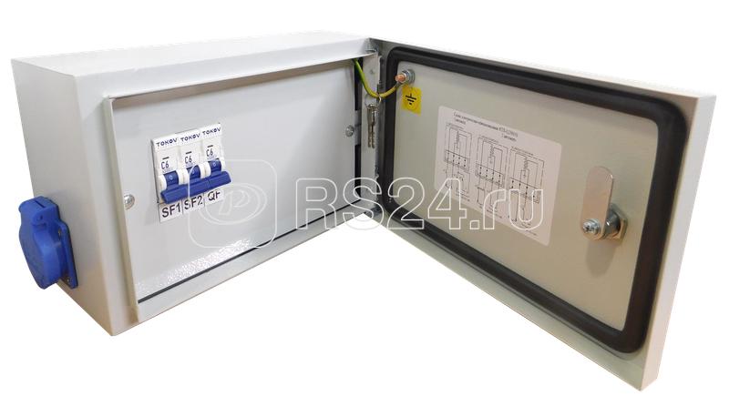 Ящик с понижающим трансформатором ЯТП 0.25 230/12 (3 авт. выкл.) IP54 TOKOV ELECTRIC TKE-TT13-12-250-54