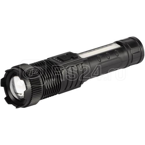 Фонарь светодиодный UA-402 универсальный аккумуляторный 5Вт LED+5Вт COB Zoom 6 режимов маячок клипса USB type-C Эра Б0069804