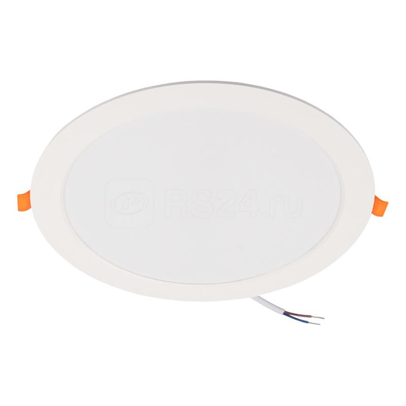 Светильник светодиодный PLED DL7 24Вт 6500К IP54 2040лм WH встраив. бел. Pro JazzWay 5069121