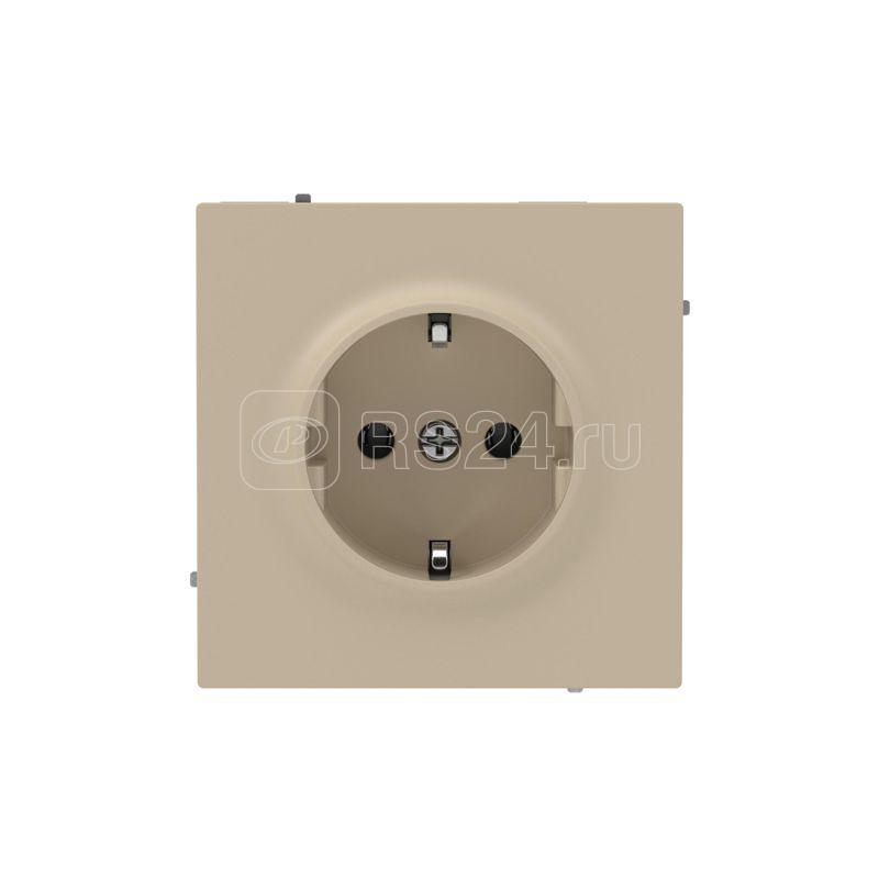 Розетка силовая KANT 2P+E без шторки ванильн. марципан DKC 7015033