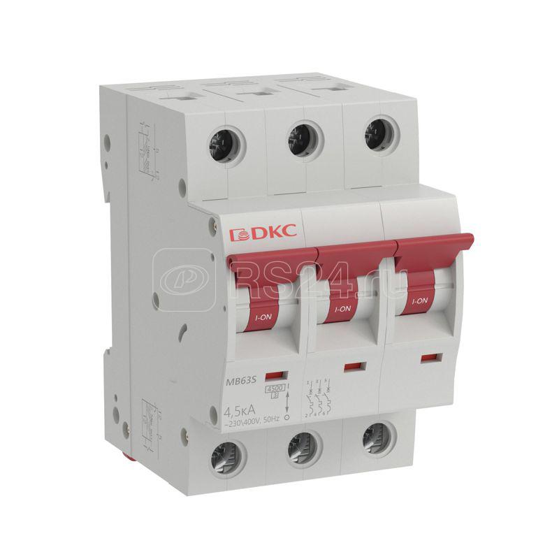 Выключатель автоматический модульный 3п C 6А 4.5кА MB63 YON MB63S-3PC06