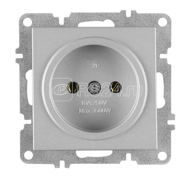 Розетка 1-м СП LAVIN/KAREN 16А IP20 без заземл. механизм сер. ARVIA 50 03 2000 215