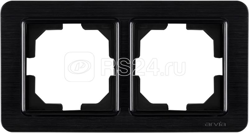 Рамка 2-м LAVIN черн. ARVIA 21 25 4000 022