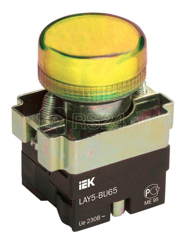 Индикатор светосигнальный LAY5-BU65 d22мм 230В желт. KARAT IEK BLS50-BU-K05