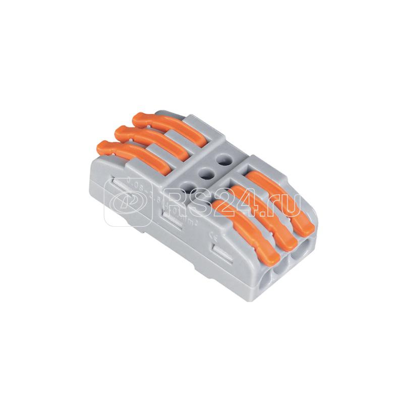 Клемма монтажная СМК PTC-3P 4233 450В 32А 0.08-2.5(4.0)кв.мм JazzWay 5073944