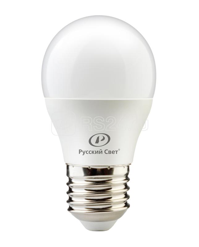 Лампа светодиодная RS LED G45 E27 8W 220-240V 8Вт шар 4000К E27 800лм 220-240В Ra90 Русский Свет 20010445125