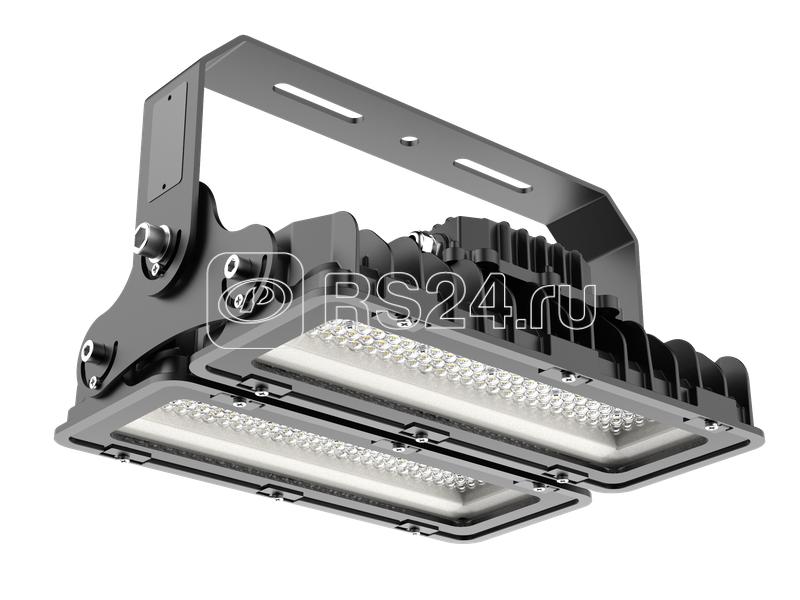Светильник светодиодный ДСП IB 34 S 200W W 840 BK CL AC 377х277х207мм 200Вт 4000К IP66 High Bay подвес с закален. стекл. антикоррозийный черн. Русский Свет 34093425708