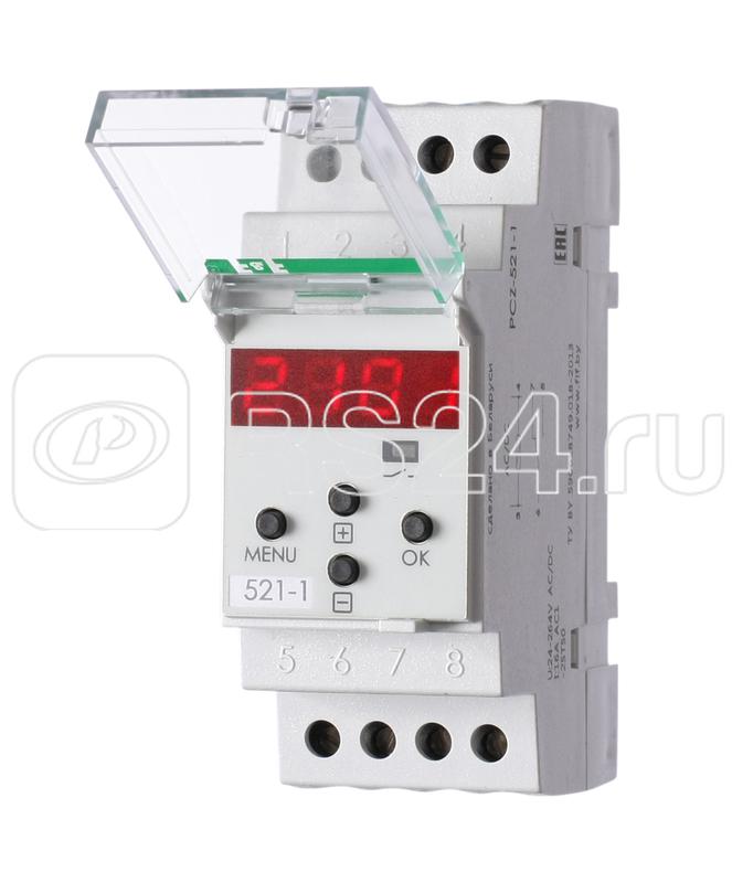 Реле времени PCZ-521-1 16А 24-264В AC/DC 1п IP20 1 канал-125 пар включ./выключ. суточн./недел. циклы монтаж на DIN-рейке (аналог ТЭ-15) F&F EA02.002.010