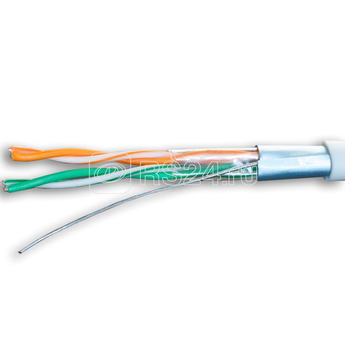 Кабель витая пара F/UTP кат.5E 2х2х24AWG solid CU PVC Standard сер. 500м (м) SUPRLAN 01-0914-1