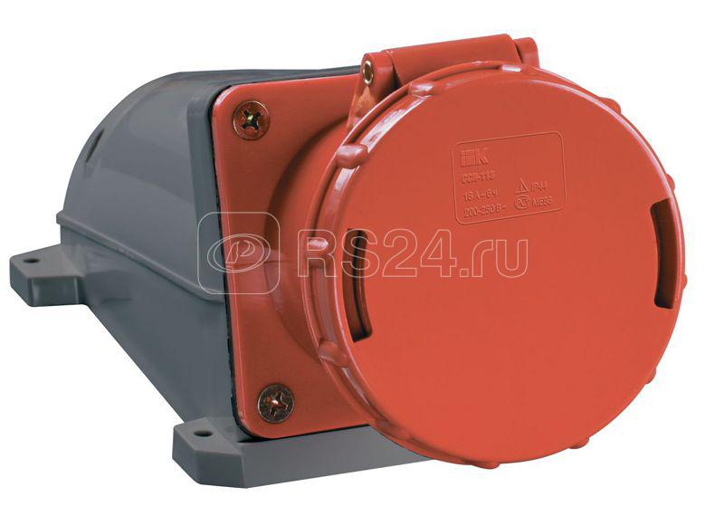 Розетка ОП 63А 380В 3P+PЕ ССИ-134 IP54 IEK PSR12-063-4