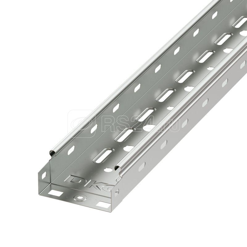 Лоток листовой перфорированный 100х50 L2000 сталь 0.7мм цинк-ламель DKC 35252ZL