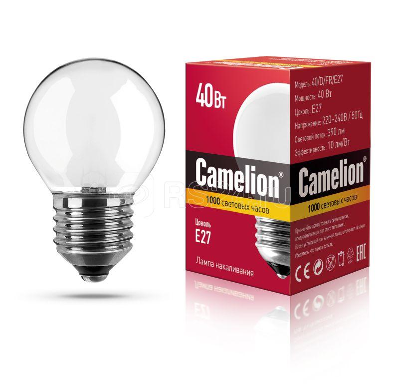 Лампа накаливания MIC D FR 40Вт E27 Camelion 9869
